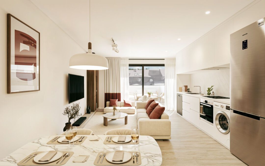 04_SalonAticoB_4K_V2 Salón y cocina Pinos Garden